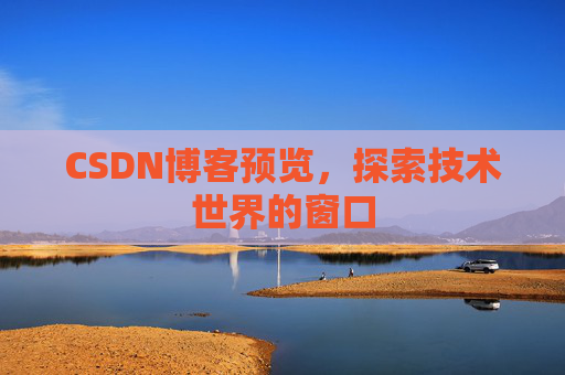 CSDN博客预览,探索技术世界的窗口